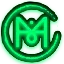 M logo
