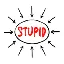STUPID logo