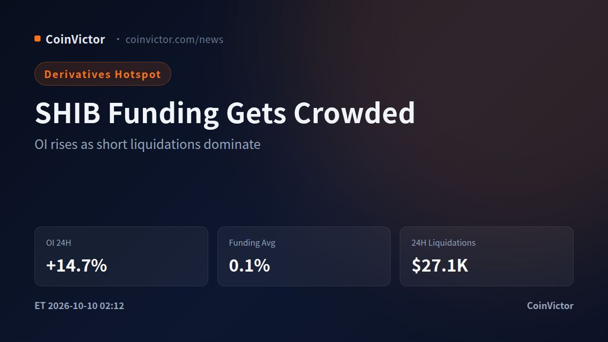 Shiba Inu: 14.7% OI Surge Meets 0.01% Funding on Major Venues